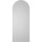 Ekena Millwork Round Top Surface Mount PVC Gable Vent w/ 2"W x 1-1/2"P Brickmould Frame, 14"W x 34"H GVPRT14X3402SN - alternate 4